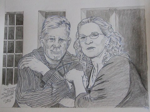 Vagabond Artist Images of Haiti--Chip & Kathy